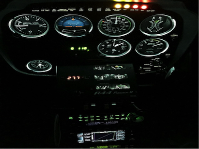 Edge Lit Panels for Robinson R44